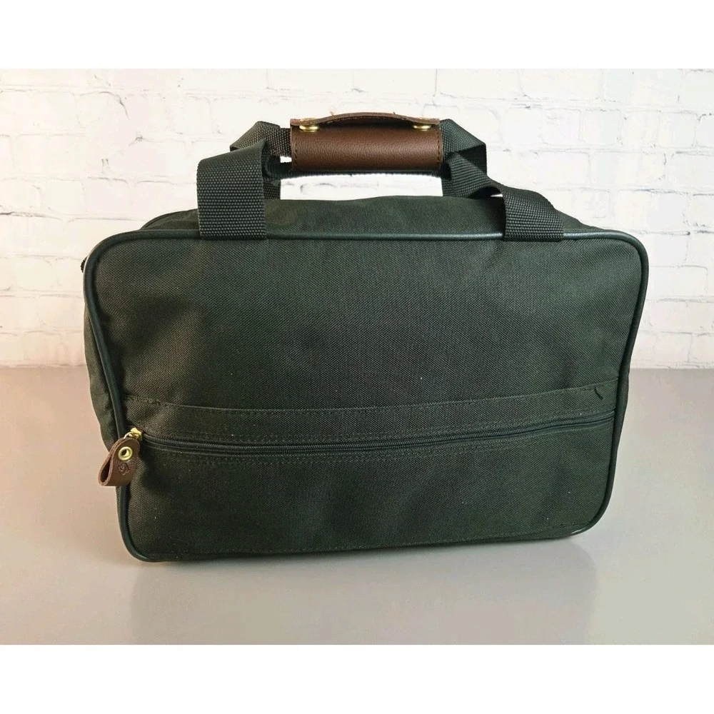 Samsonite Vintage‎ Travel Bag 15x9x7 Dark Green No Shoulder Strap